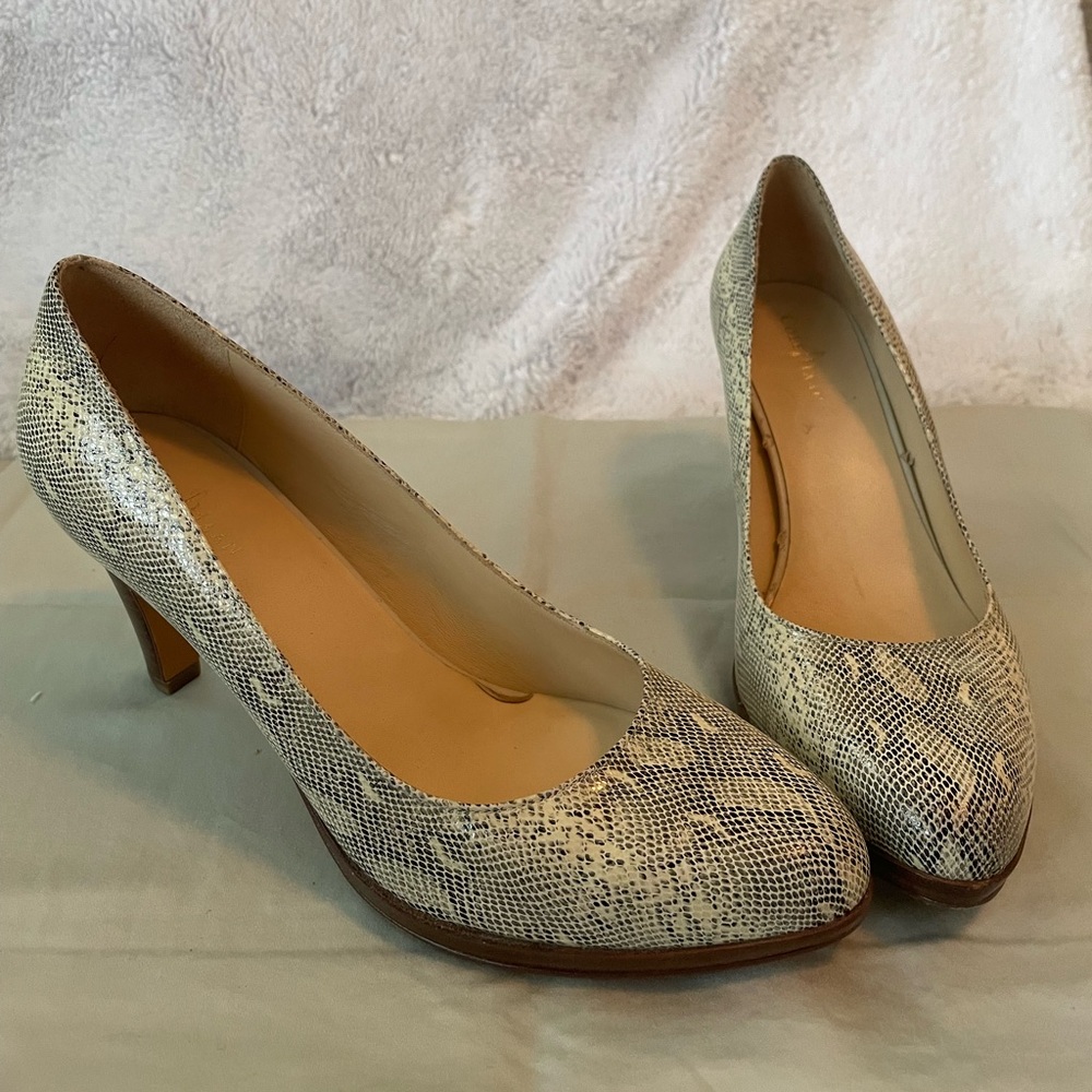 Cole Hann Snakeskin Heels